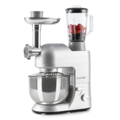 Lucia Küchenmaschine 3-in-1 2000 W / 2,7 PS 5 Ltr Edelstahl BPA-frei