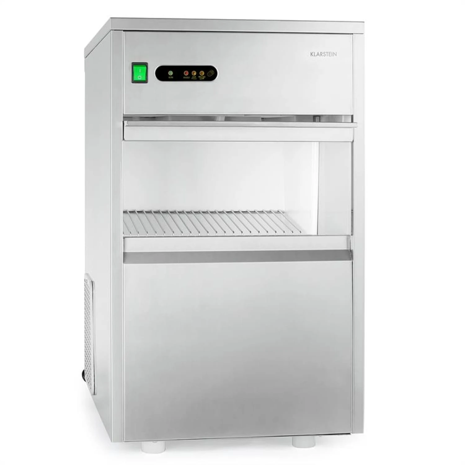 Powericer XXL Eiswürfelmaschine 160W 25 Kg/Tag 6 Kg Behälter Edelstahl – Bild 7