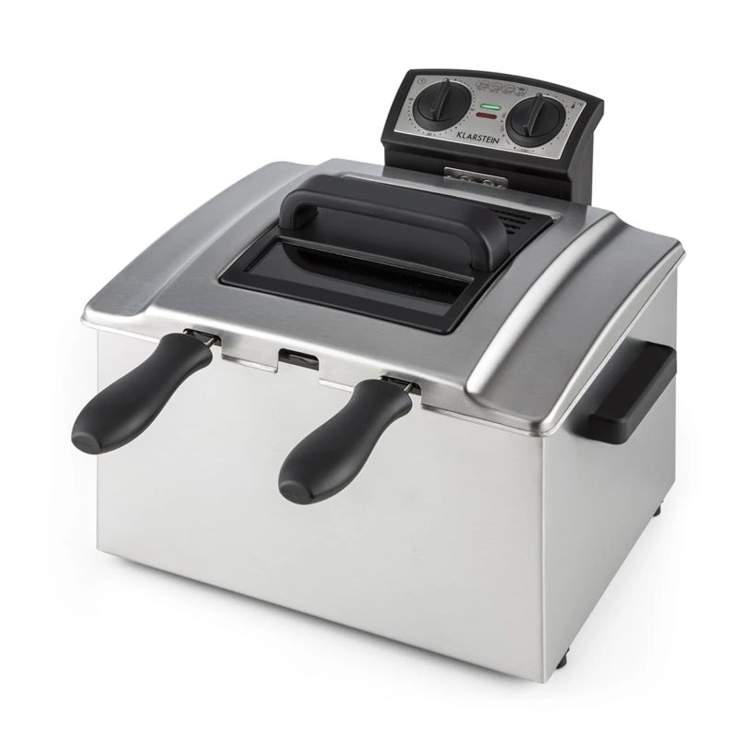 QuickPro XXL 3000 Fritteuse 5l 1,5kg 3000W Timer Edelstahl – Bild 6