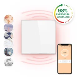 Wonderwall Smart Infrarotheizung 60x60cm App 360W Wochentimer IP24