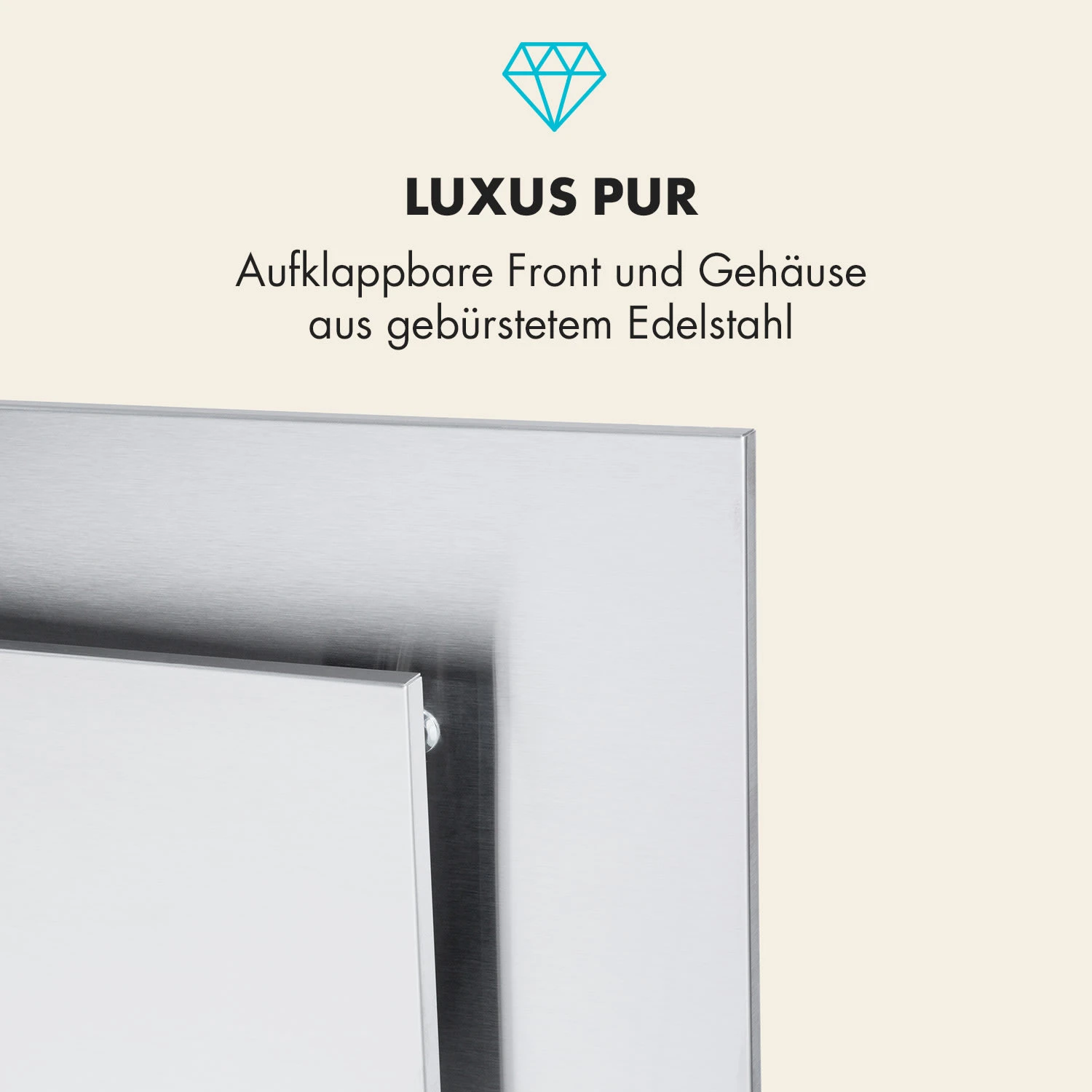 Athena Dunstabzugshaube 60cm Abluft: 350 M³/h LED Edelstahl – Bild 5