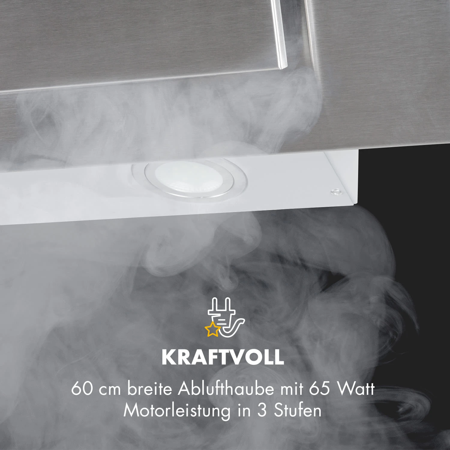 Athena Dunstabzugshaube 60cm Abluft: 350 M³/h LED Edelstahl – Bild 8