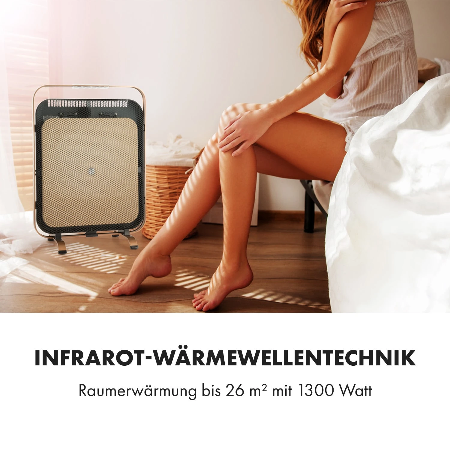 HeatPal Marble Blackline Infrarot-Heizung 1300W Wärmespeicher Marmor – Bild 5