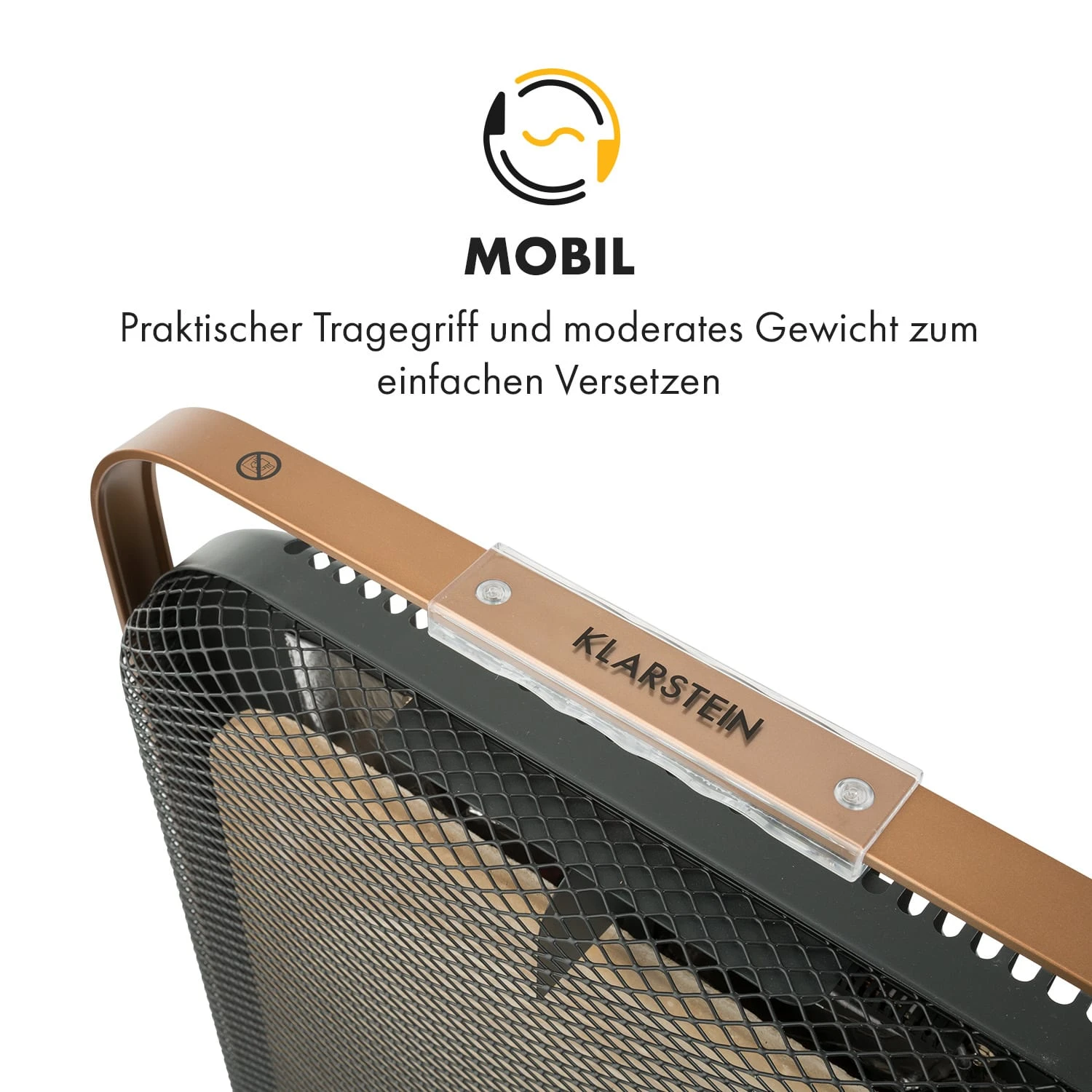 HeatPal Marble Blackline Infrarot-Heizung 1300W Wärmespeicher Marmor – Bild 8