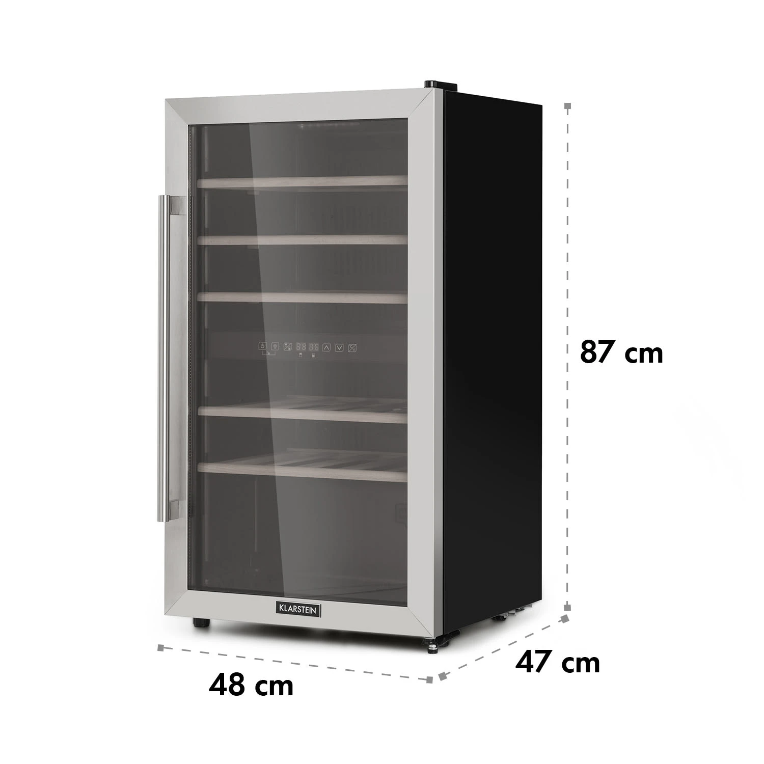 Vinamour 29 Duo Weinkühlschrank 2 Zonen 80L/29 Flaschen 5-22°C Touch – Bild 9