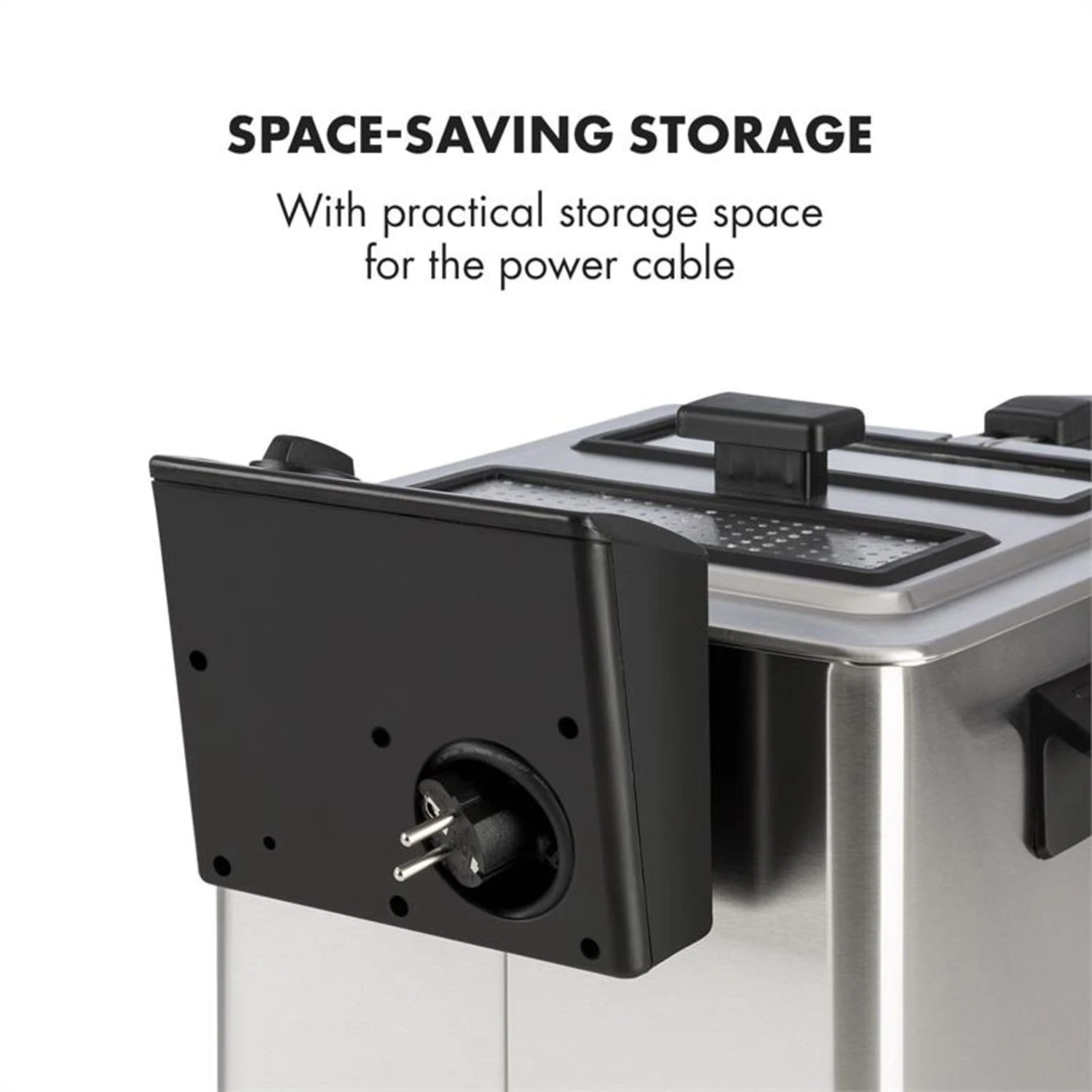 Family Fry Fritteuse 3000W Oil Drain Technology Edelstahl Silber – Bild 8