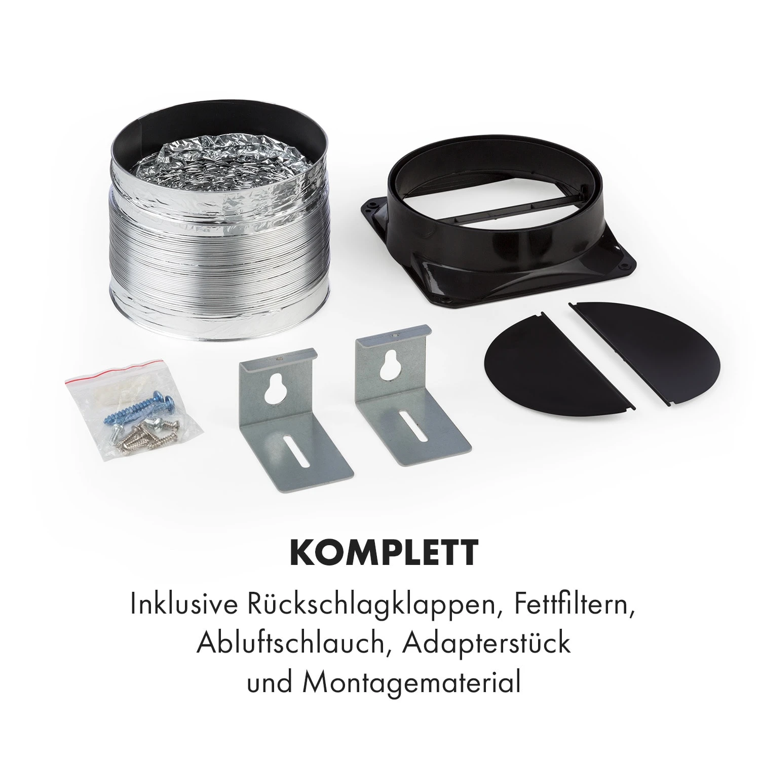 Mariana 60 Flachschirmhaube 500 M³/h Abluft LED Weiß – Bild 8