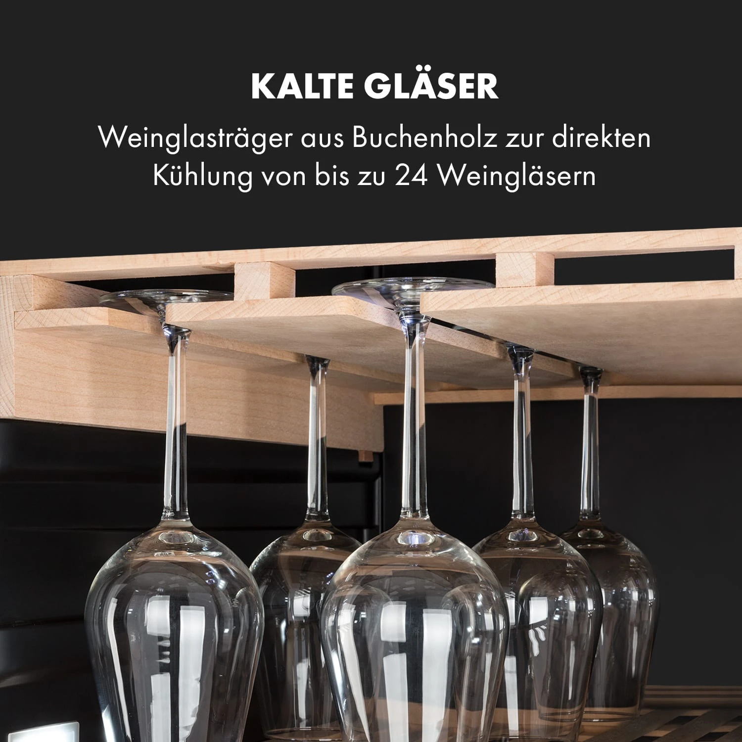 Vinovilla Grande 162 Built-in Duo Onyx Weinkühlschrank 425 Ltr 162 Fl. – Bild 5