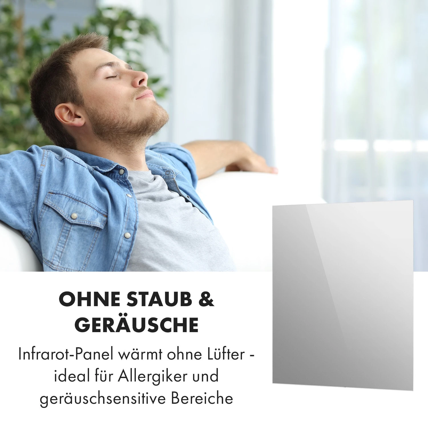 Marvel Mirror Infrarotheizung 360W Wochentimer IP54 Spiegel Rechteckig – Bild 5