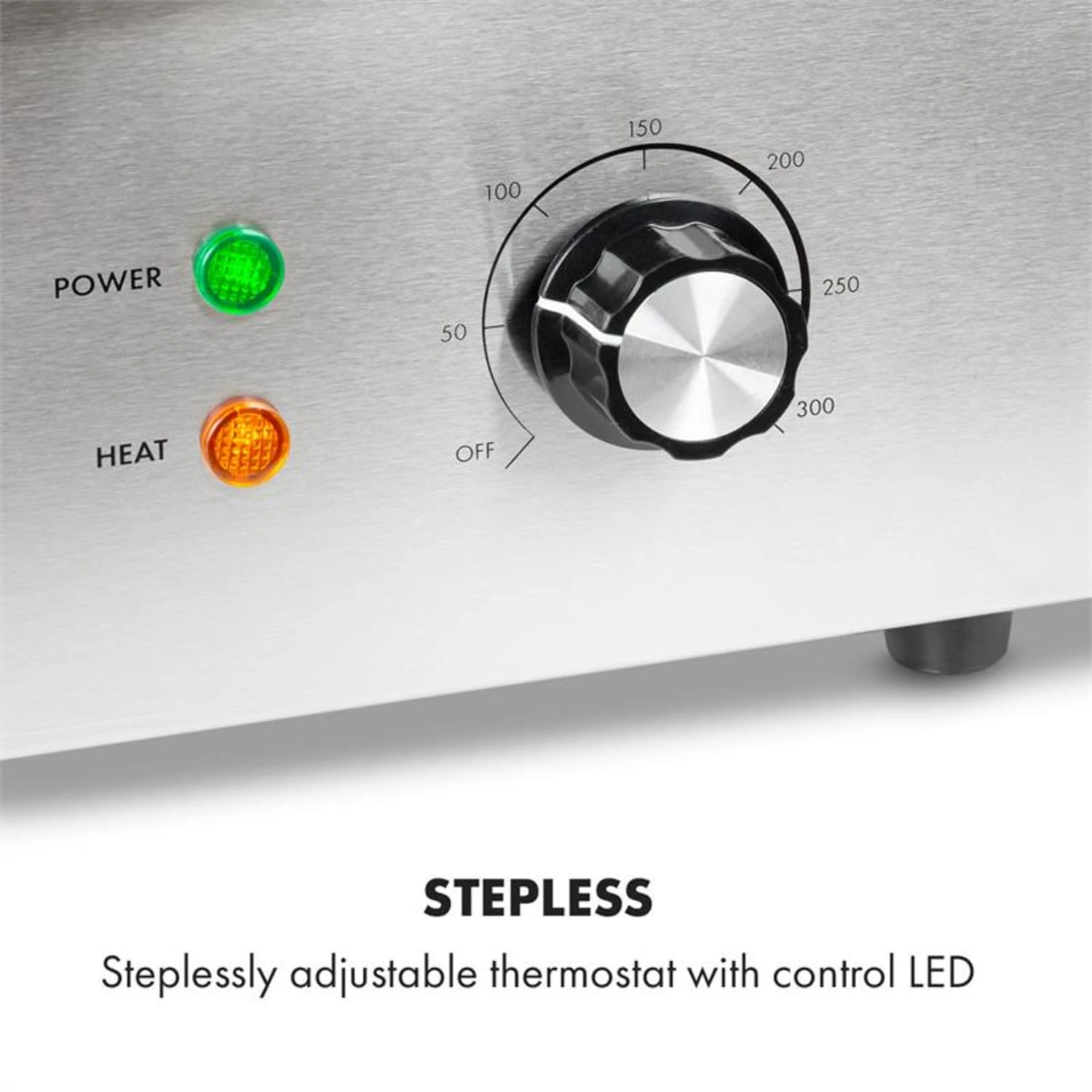 Grillmeile 3000R Elektrogrill 3000W Platte 54,5x35cm Geriffelt – Bild 3