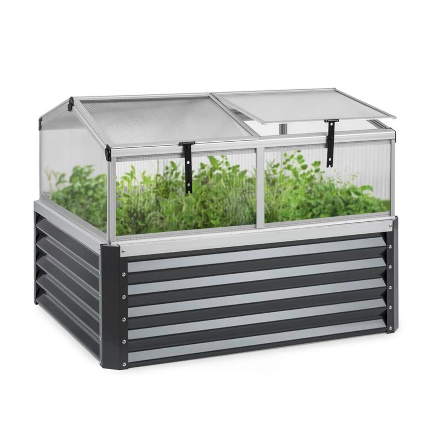 High Grow Advanced Hochbeet Mit Dach 120x95x100cm 540l Stahl Verzinkt