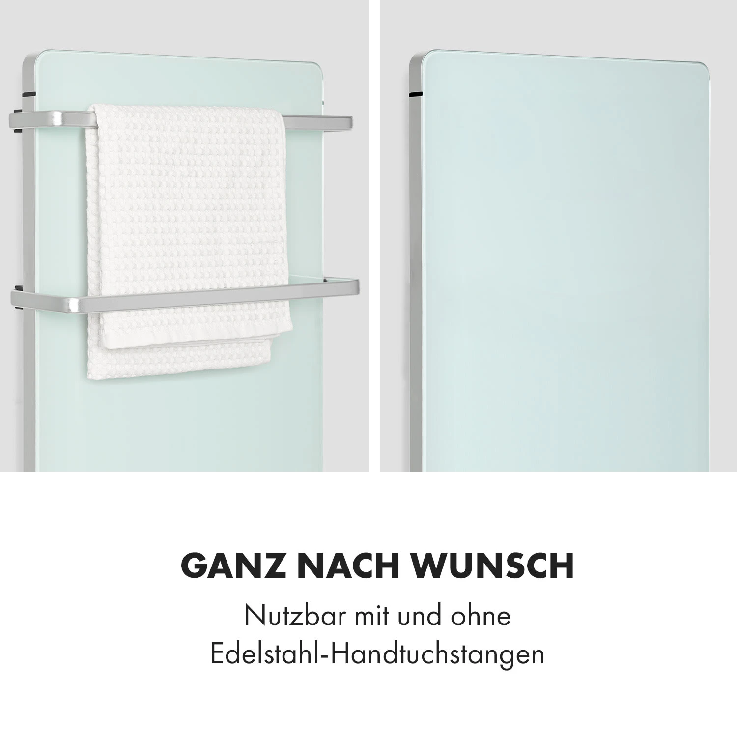 Hot Spot Crystal Flow Badheizer 45x82cm 36m² 2000W 5-40°C LED – Bild 3