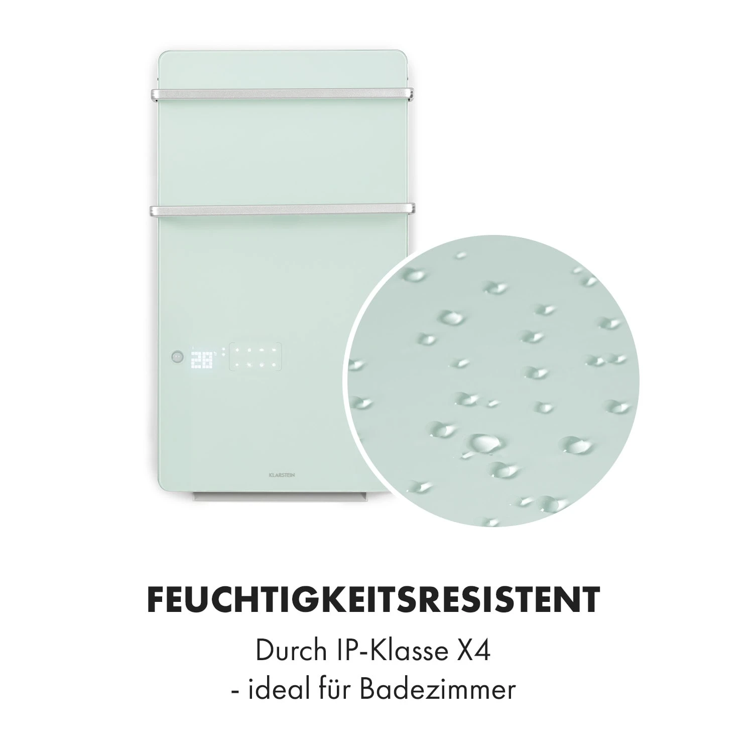 Hot Spot Crystal Flow Badheizer 45x82cm 36m² 2000W 5-40°C LED – Bild 6