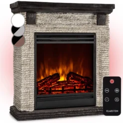Etna Elektrokamin 1800W Wochentimer Fernbedienung LED