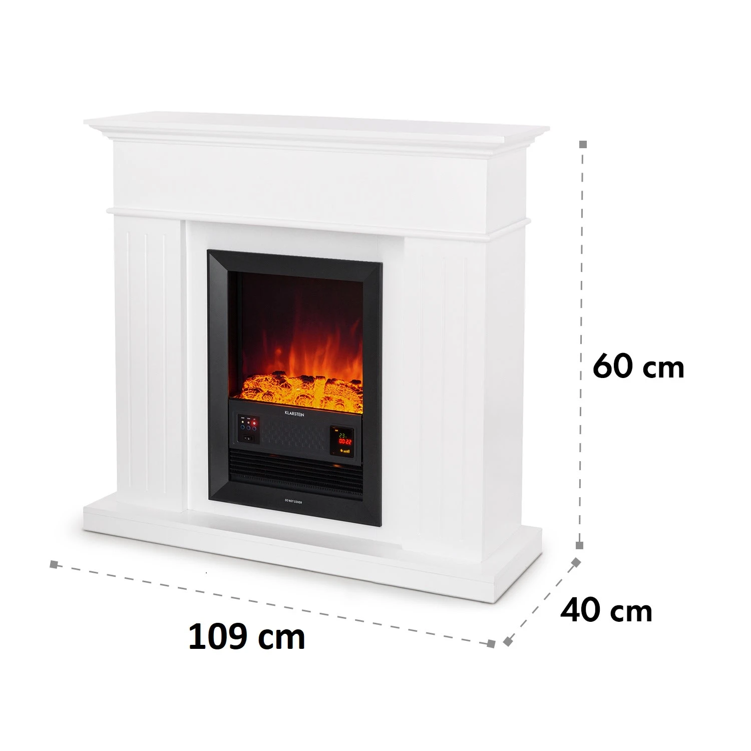 Kamini FXL Elektrischer Kamin Kamineinsatz 1000/2000W 2W LED – Bild 8