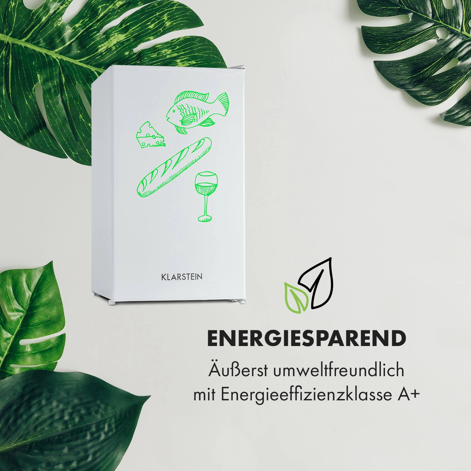 Spitzbergen Uni Kühlschrank 91 Liter 10-Liter-Gefrierfach 2 Böden – Bild 4