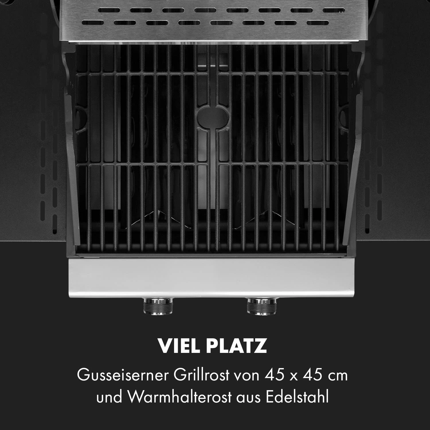 Valdosta 2.0 Gasgrill 2x3,6kW Brenner Edelstahl – Bild 3