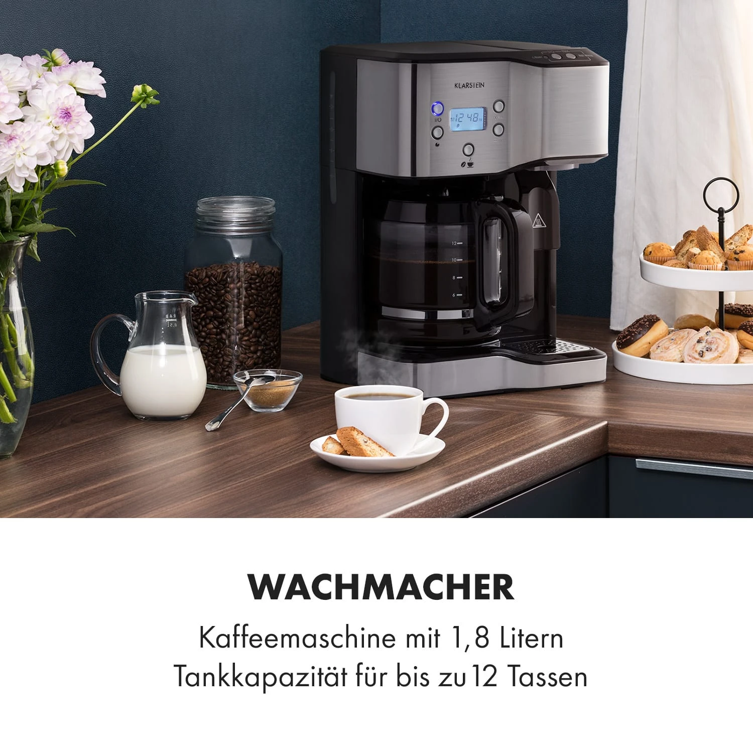 Caldetto Kaffeemaschine 1900W Heißwasserspender – Bild 2