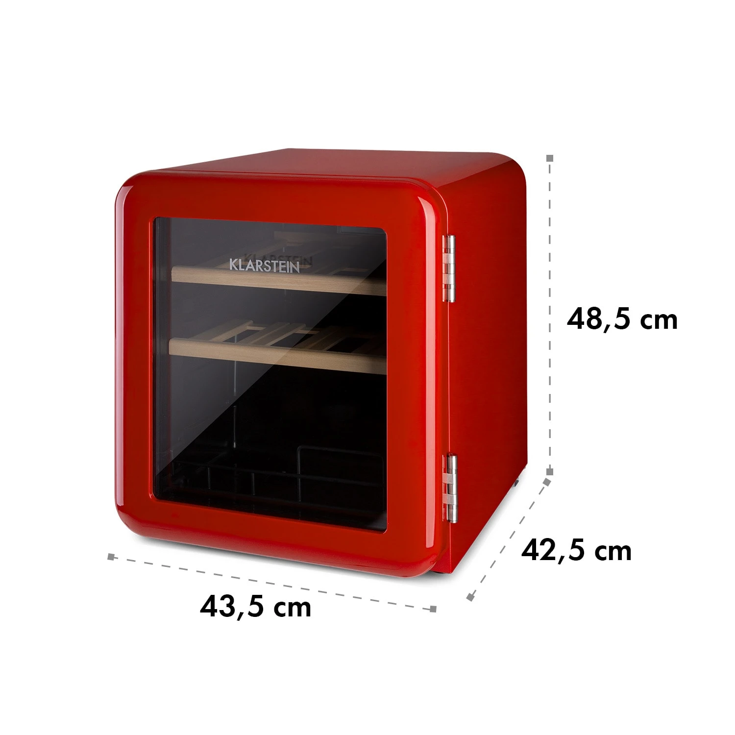 Vinetage 12 Getränkekühler Kühlschrank 48 Liter 4-22°C Retro-Design – Bild 8