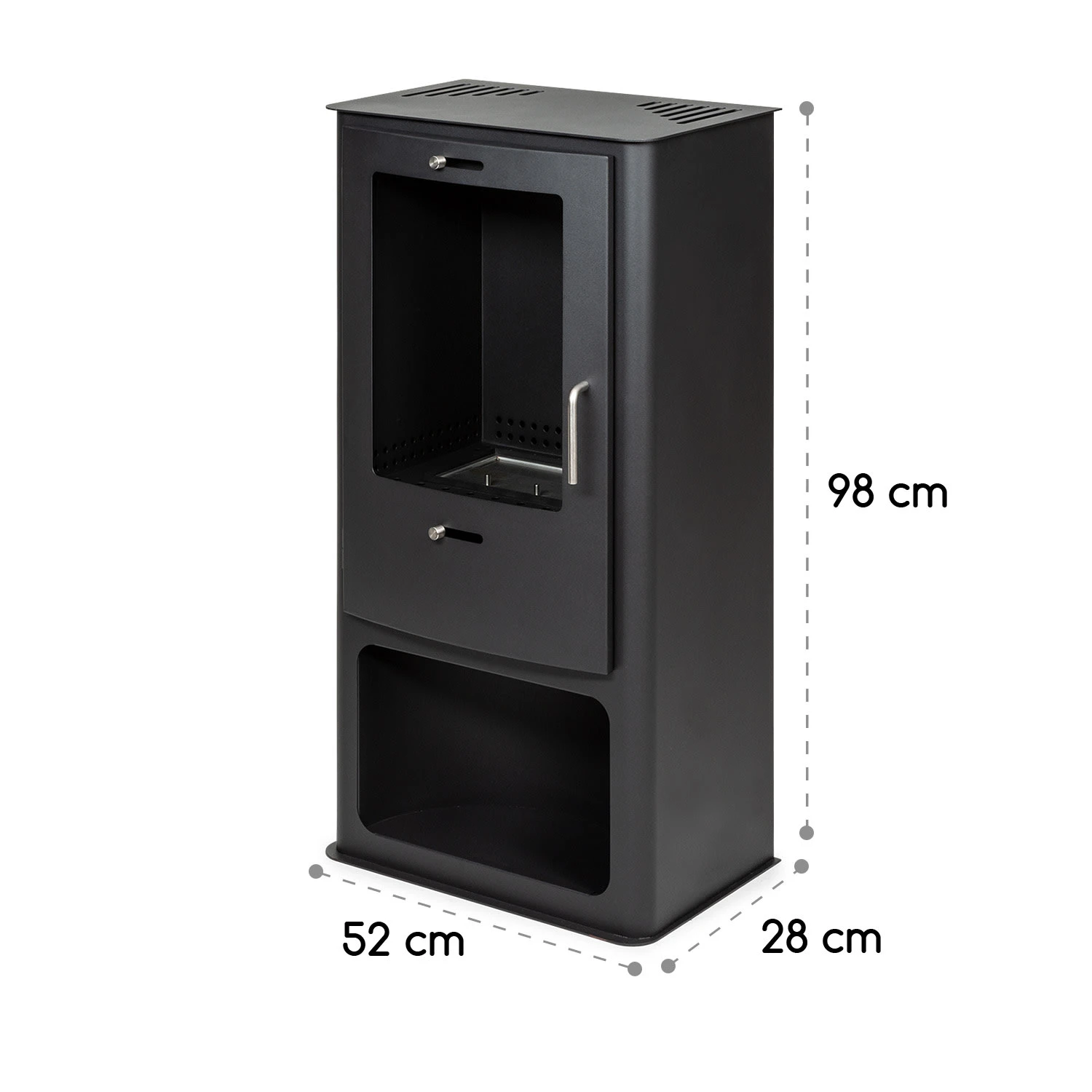 Fiamme Cantal Ethanol-Kamin Edelstahl-Brenner 1,2 Liter 4-6 H Brenndauer – Bild 11
