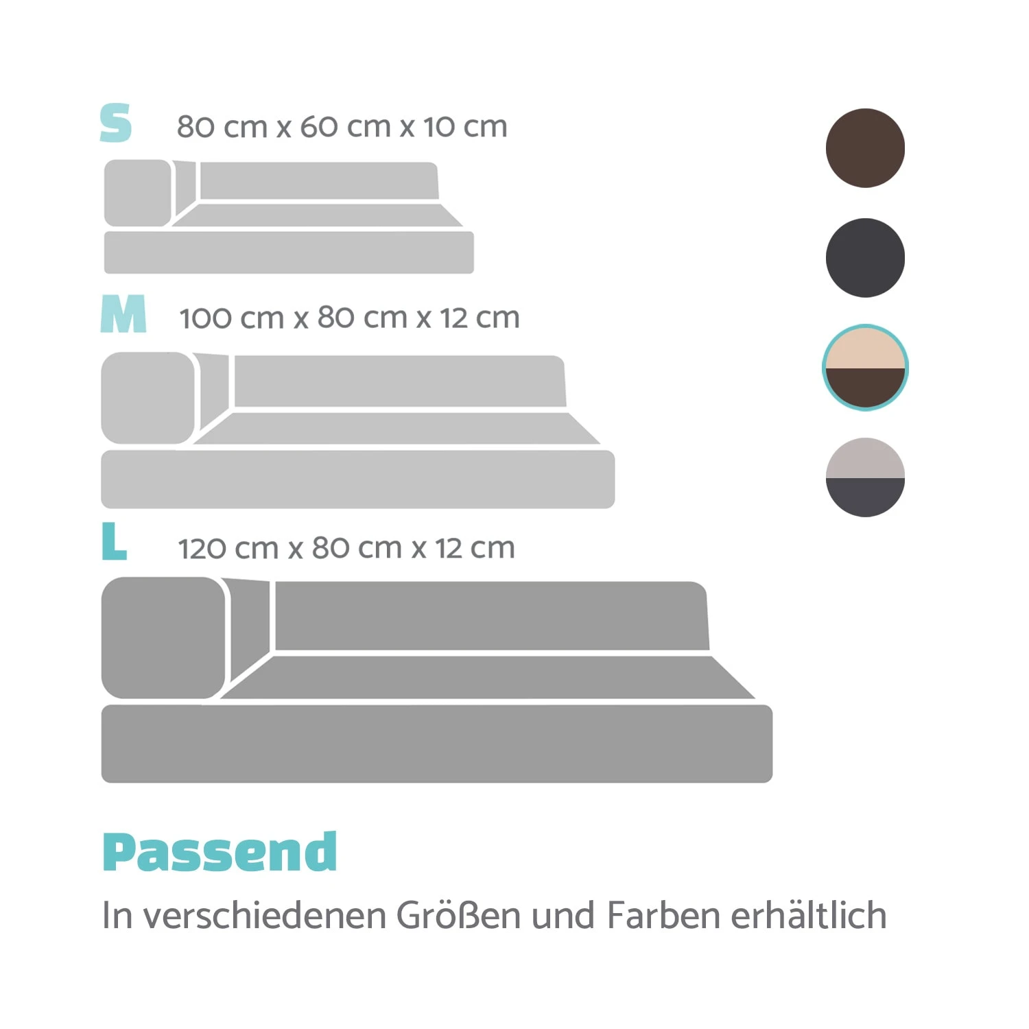 Odin Hundesofa Waschbar Orthopädisch Rutschfest Memory-Schaum Größe L – Bild 7