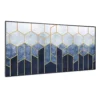 Wonderwall Air Art Smart Infrarotheizung Blaue Linie 120x60cm 700W