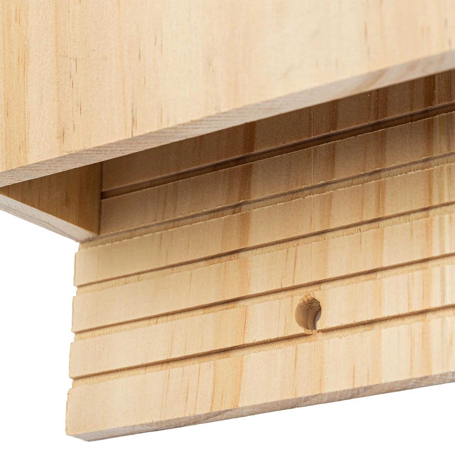 Fledermaushaus Nistkasten Überwinterungshilfe Ganzjährig Pinie – Bild 3