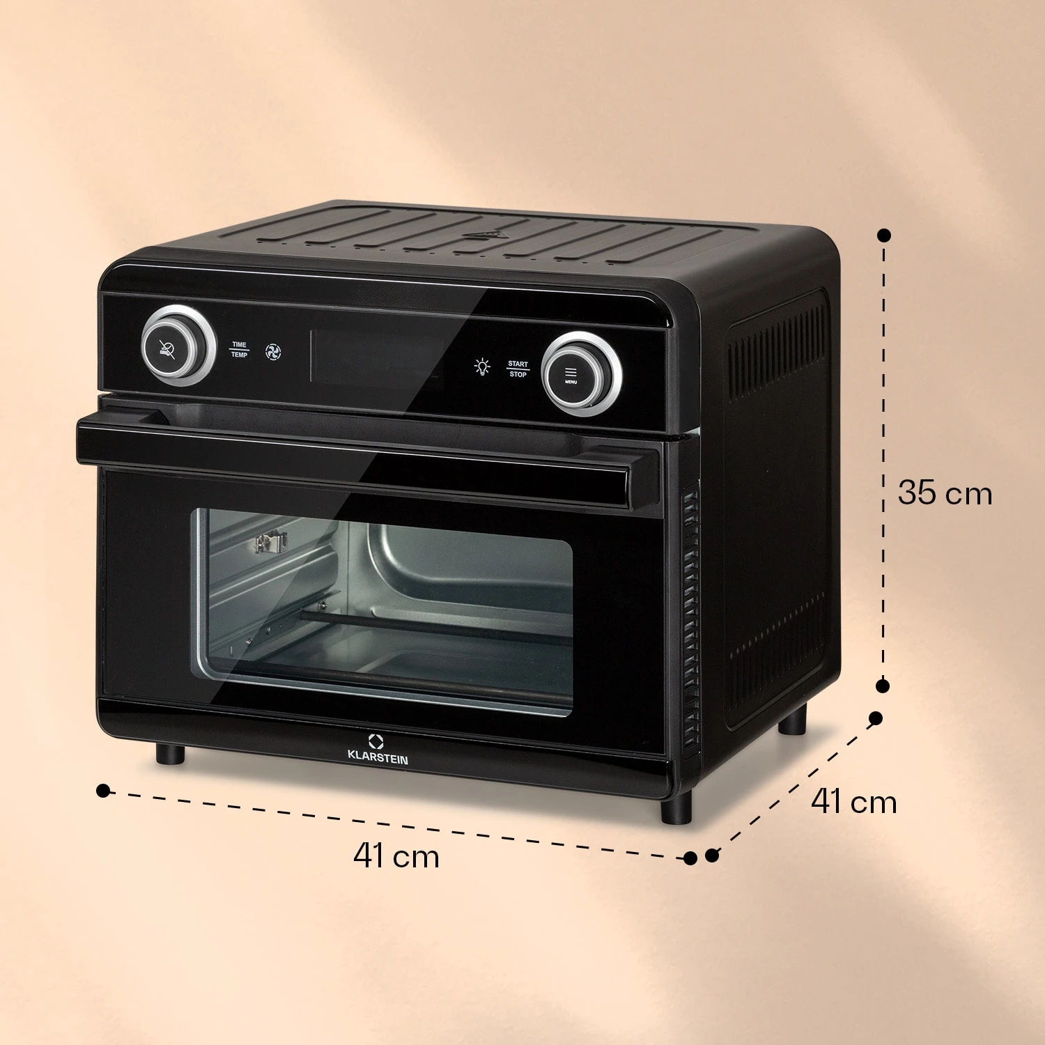 AeroVital Jumbo 3-in-1 Heißluftfritteuse Toaster Dörrautomat 1550 W 18 Liter – Bild 8