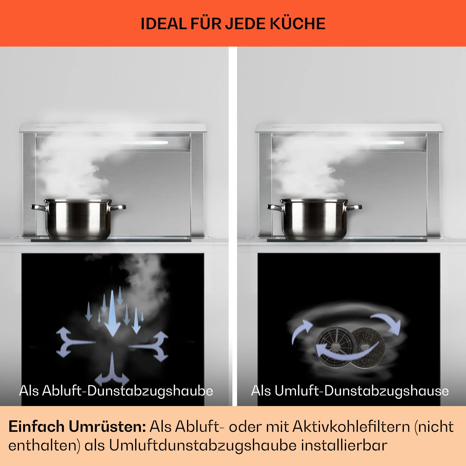 Royal Flush Eco Dunstabzugshaube 60 Cm 576 M³/h A+ – Bild 7