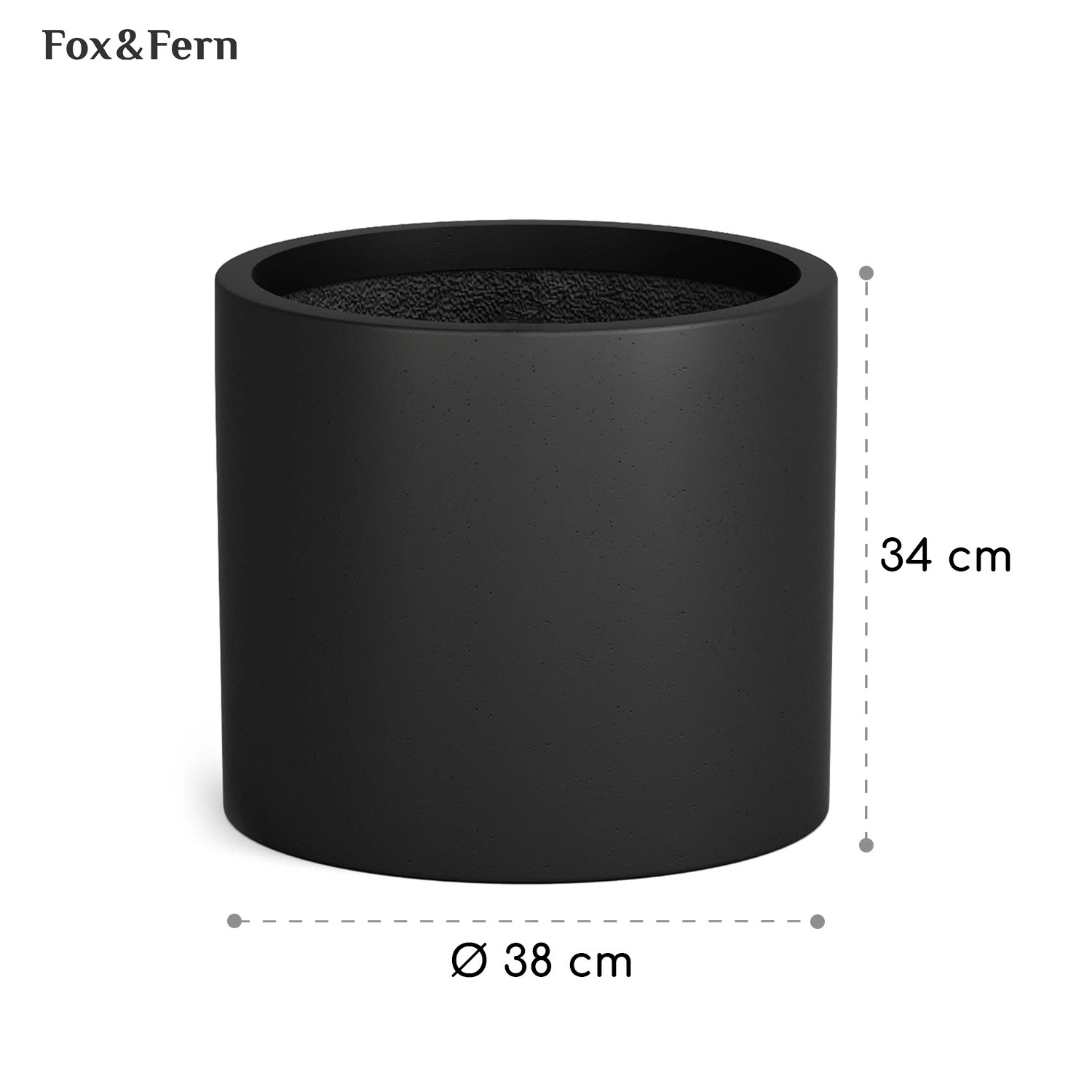 Gendt Pflanztopf Übertopf Faserstein In/Outdoor – Bild 5