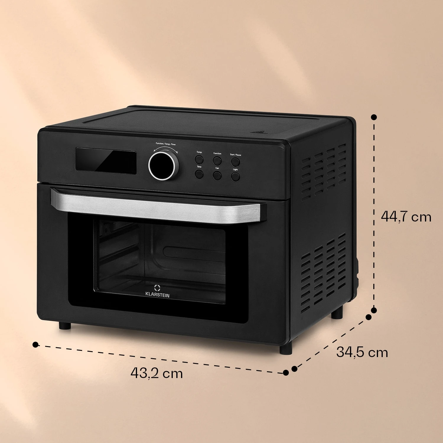 Prime Air Heißluftfritteuse 1500W 23l Timer 8 Programme – Bild 7