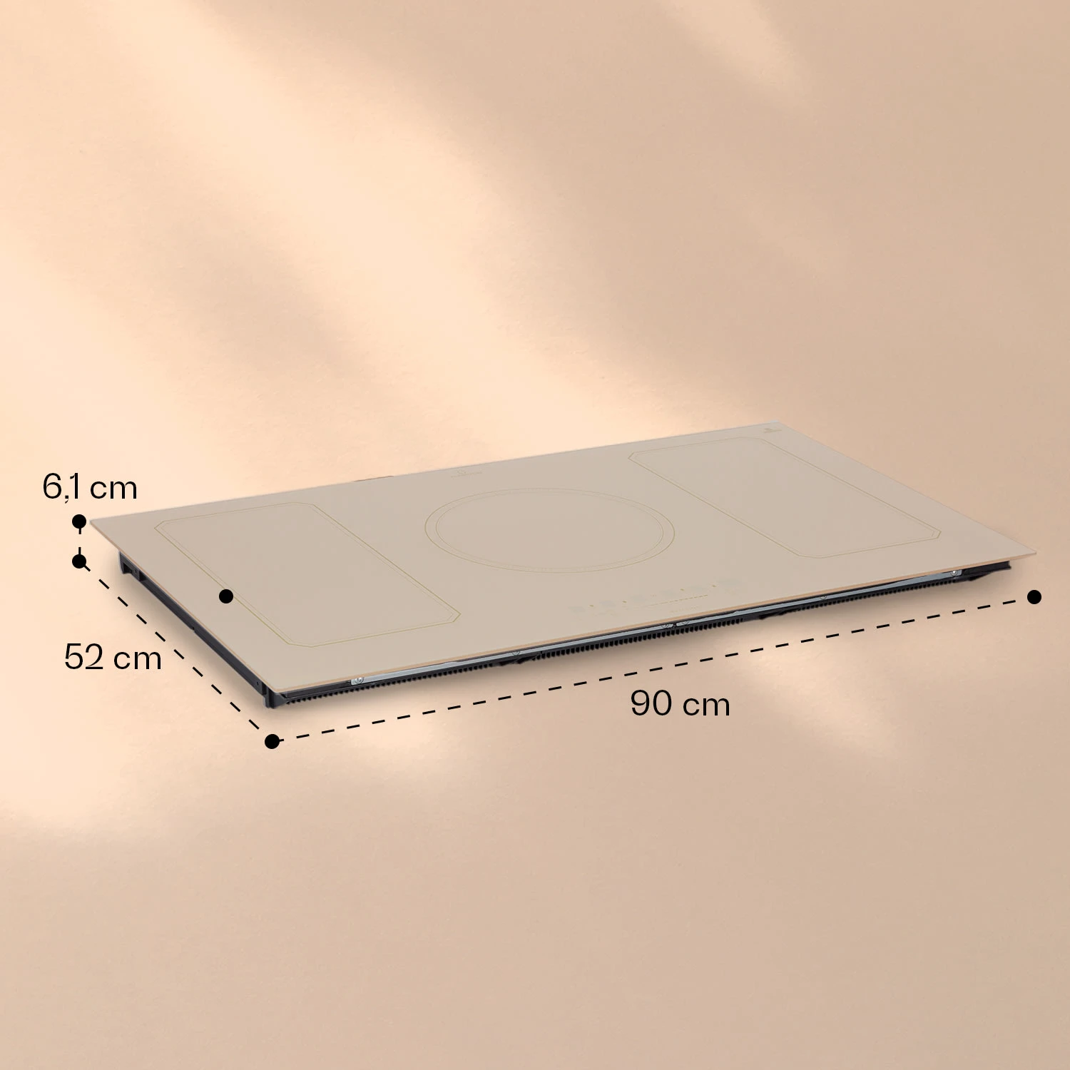 Victoria 5 Flex Induktionskochfeld Einbau 7400W 2 Flexzonen Timer – Bild 9
