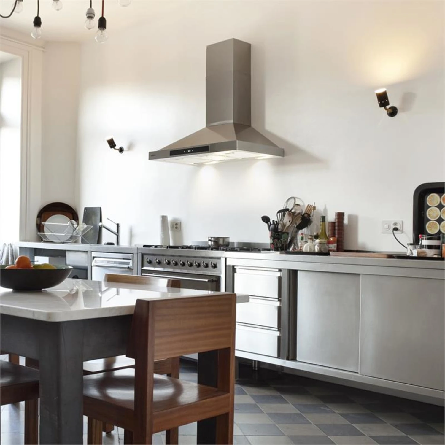 Zelda 90cm Dunstabzugshaube Umluftset 620 M³/h Aktivkohlefilter – Bild 3